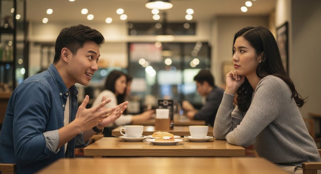 仕事の話しかしない男性の心理【脈なしの場合】