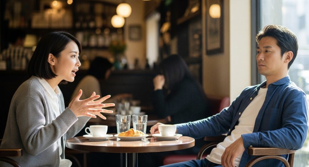 自分の話ばかりする女性への対処法