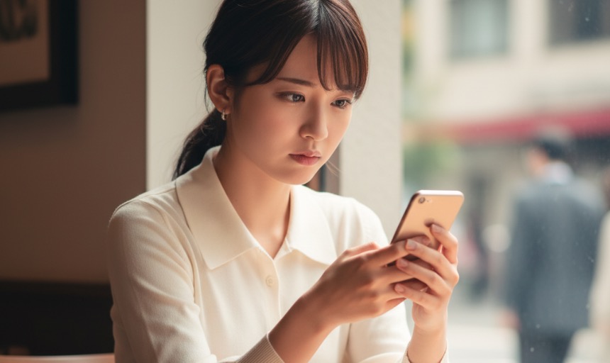 語尾に「笑」が脈なしか見極める
