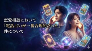 恋愛相談において「電話占いが一番合理的だった」件について